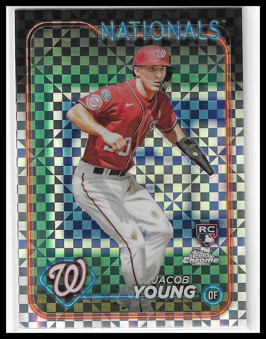 2024 Topps Chrome #264 Jacob Young X-Fractor RC