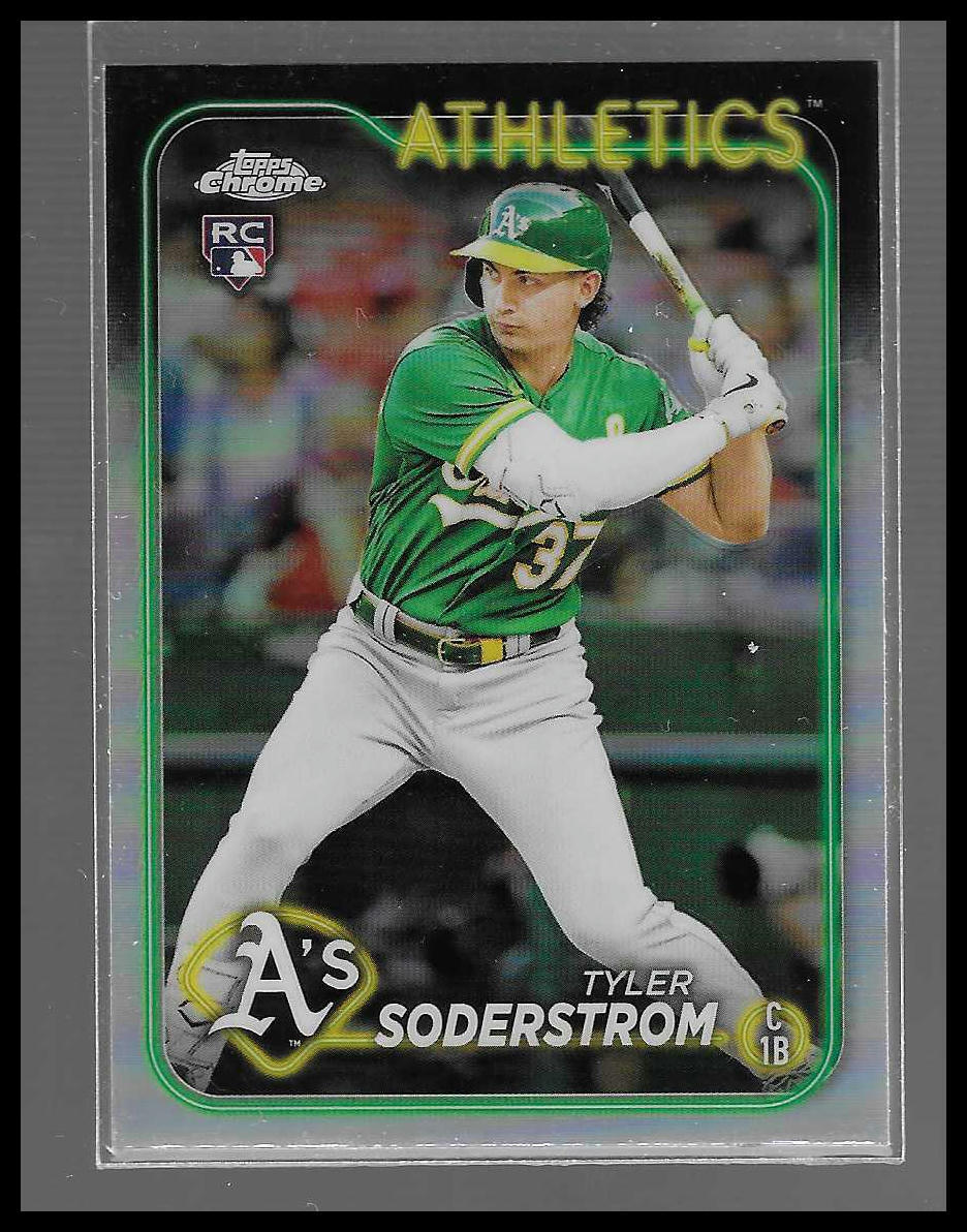 2024 Topps Chrome #298 Tyler Soderstrom Refractor RC