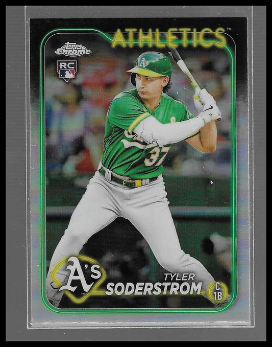 2024 Topps Chrome #298 Tyler Soderstrom Refractor RC