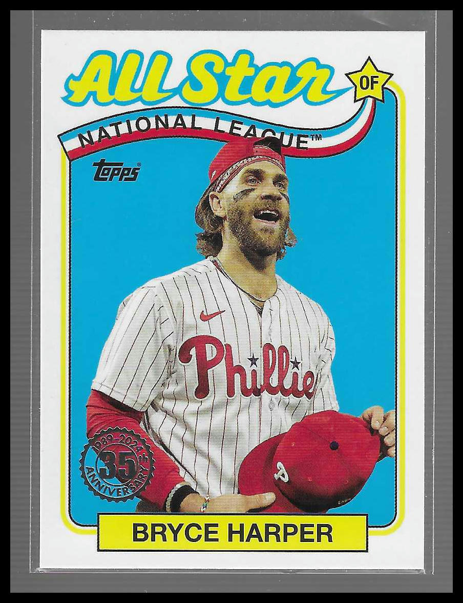 2024 Topps #89ASB-40 Bryce Harper 1989 Topps Baseball 35th Anniversary All-Stars