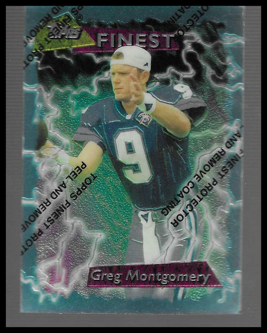 1995 Topps Finest #64 Greg Montgomery