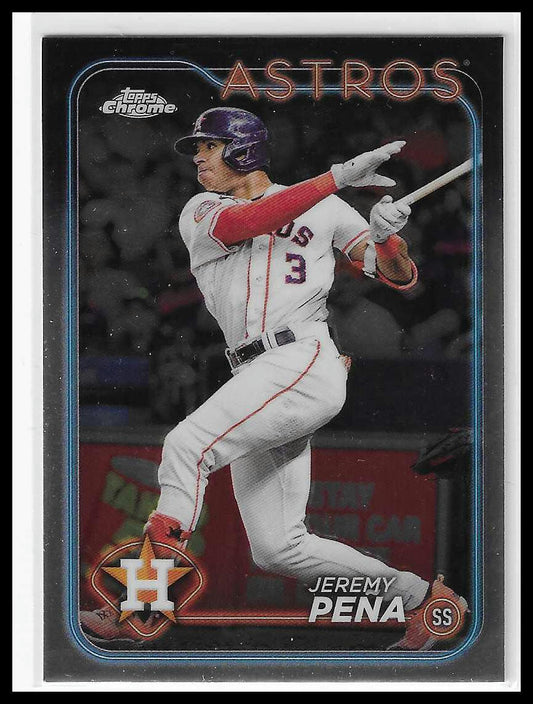 2024 Topps Chrome #244 Jeremy Peña Refractor