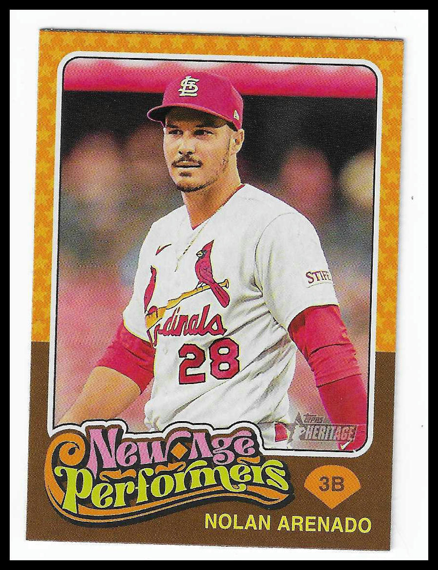 2024 Topps Heritage #NAP-20 Nolan Arenado New Age Performers