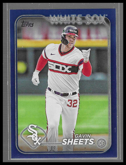 2024 Topps #629 Gavin Sheets Royal Blue