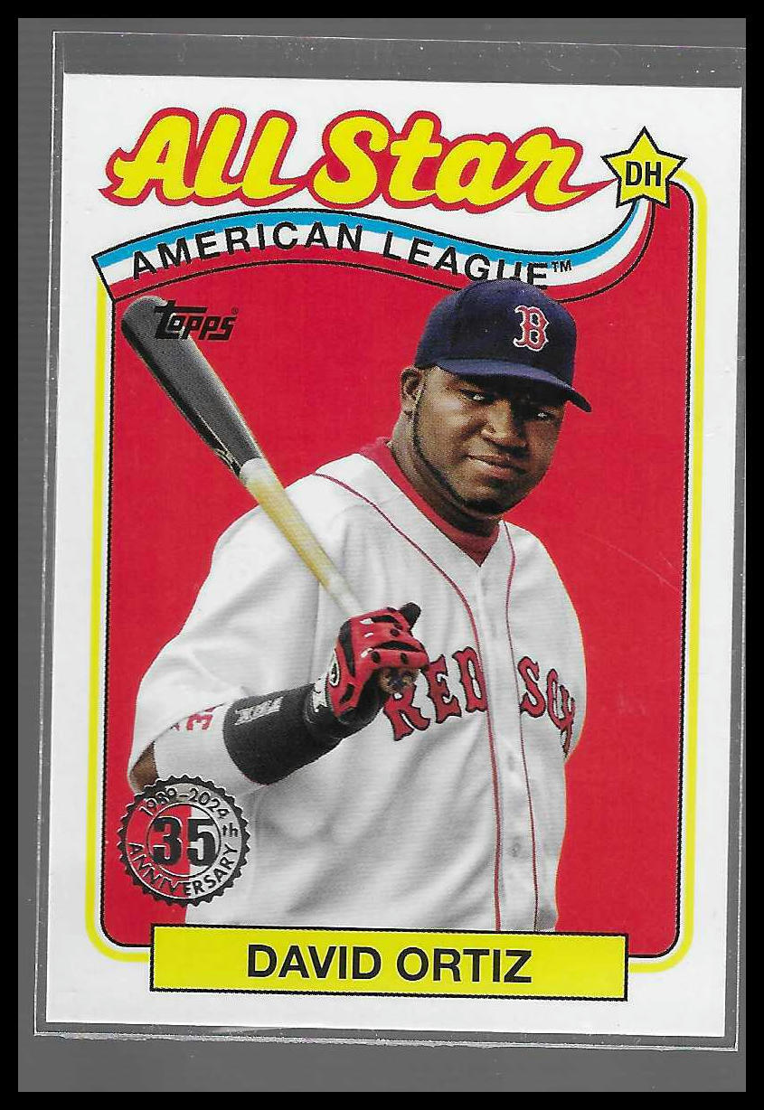 2024 Topps #89ASB-21 David Ortiz 1989 Topps Baseball 35th Anniversary All-Stars