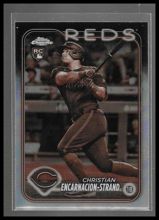 2024 Topps Chrome #65 Christian Encarnacion-Strand Sepia Refractor