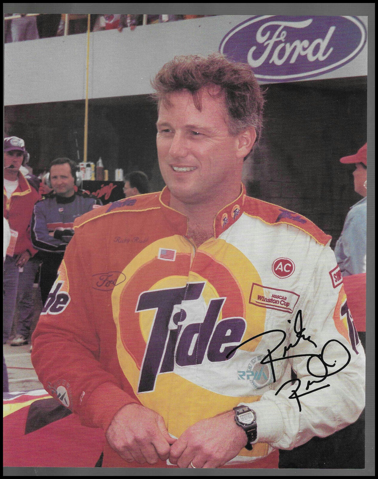 Ricky Rudd Autographed 8x10 photos x2 Ricky Rudd