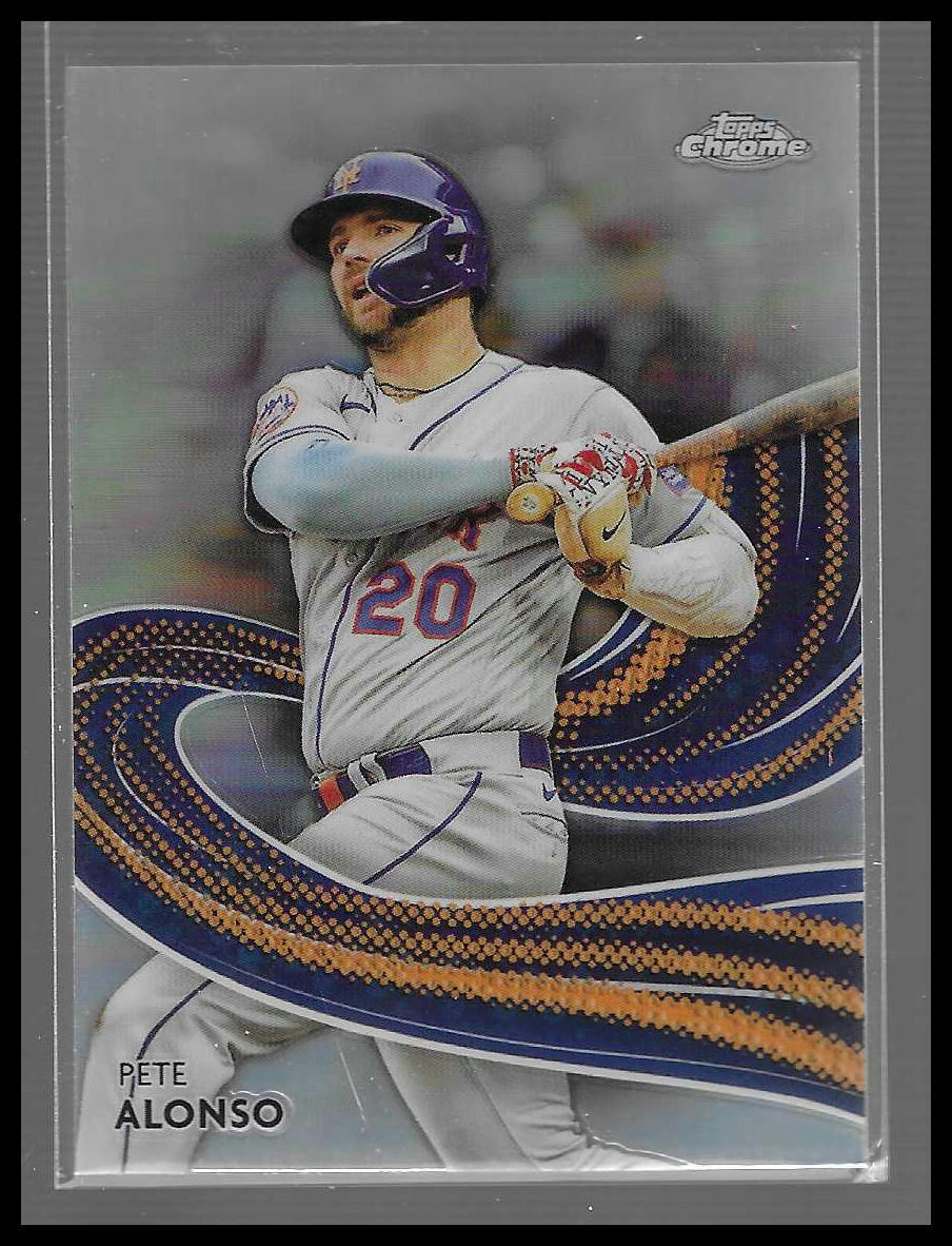 2024 Topps Chrome #S-17 Pete Alonso Strokes Rainbow Refractor