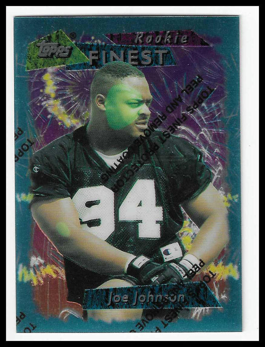 1995 Topps Finest #22 Joe Johnson Refractor