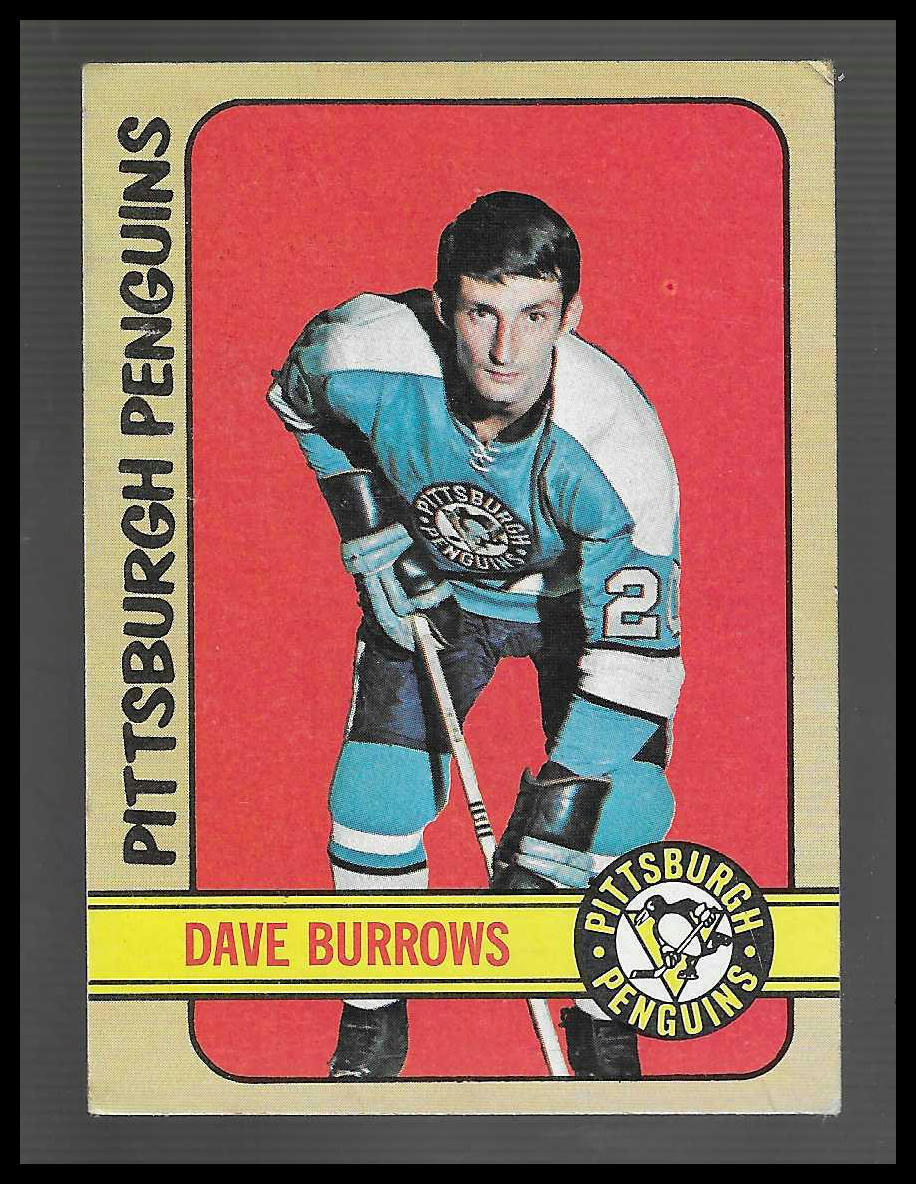 1972-73 Topps #82 Dave Burrows