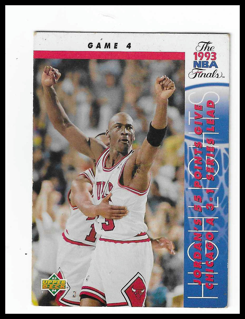 1993-94 Upper Deck NBA Finals Game 4 #201 Michael Jordan