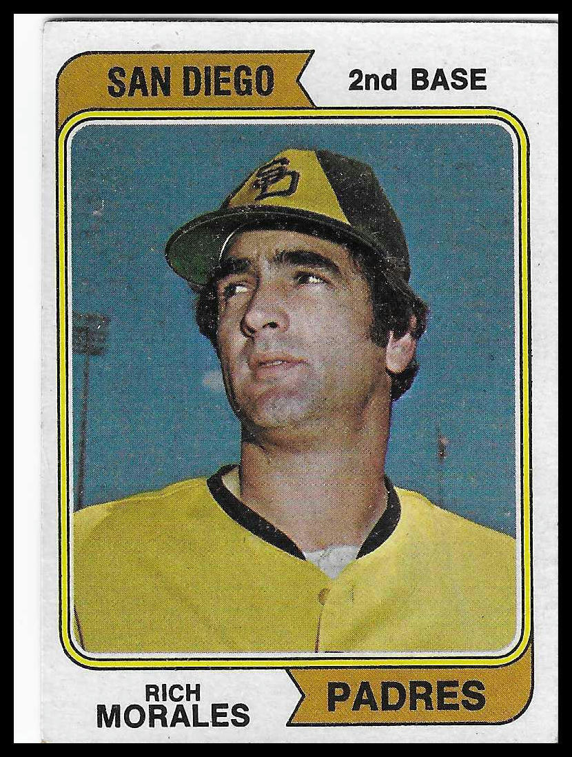 1974 Topps #387b Rich Morales Washington