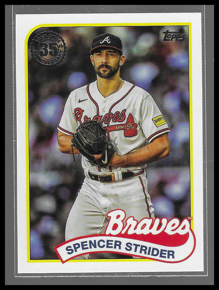 2024 Topps #89B2-14 Spencer Strider 1989 Topps Baseball 35th Anniversary