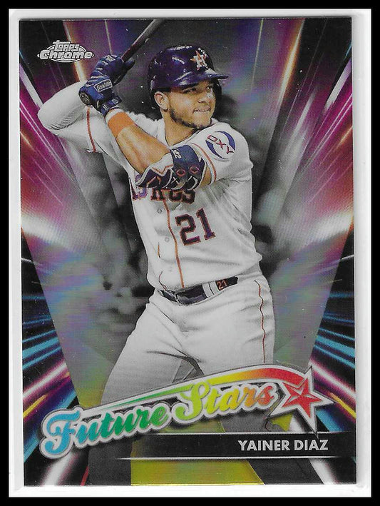 2024 Topps Chrome #FS-18 Yainer Diaz Future Stars