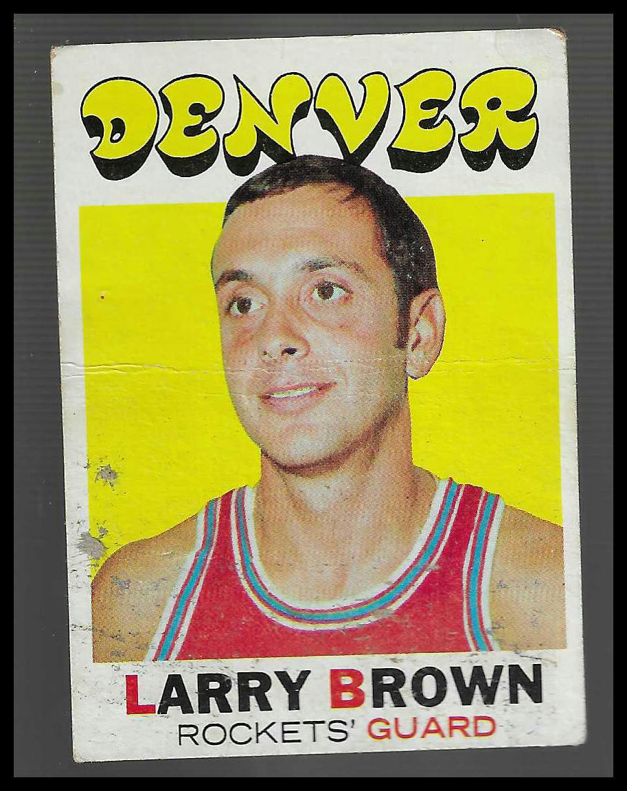 1971-72 Topps #152 Larry Brown