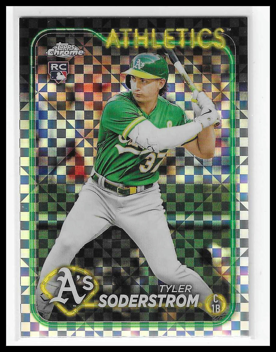 2024 Topps Chrome #298 Tyler Soderstrom X-Fractor