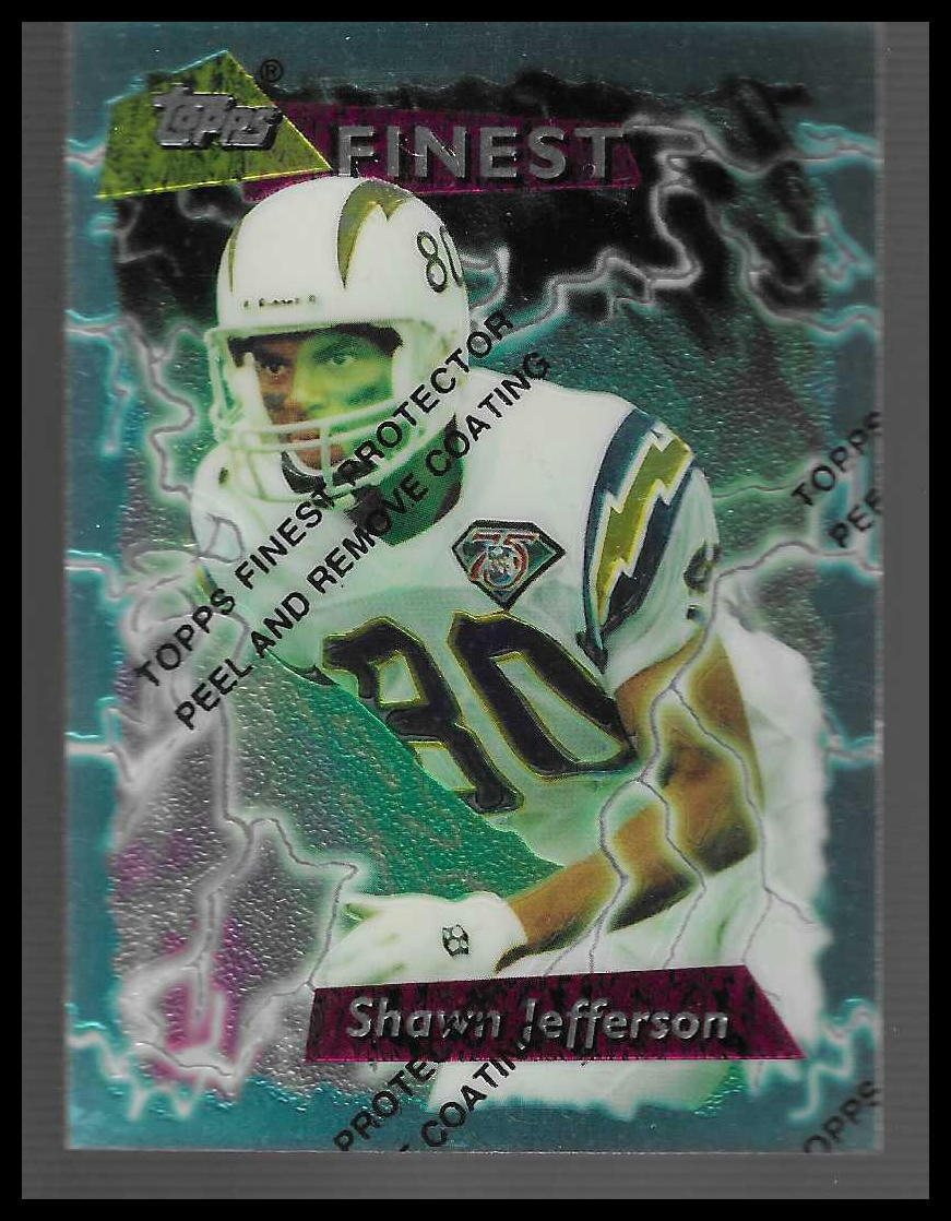 1995 Topps Finest #85 Shawn Jefferson Refractor