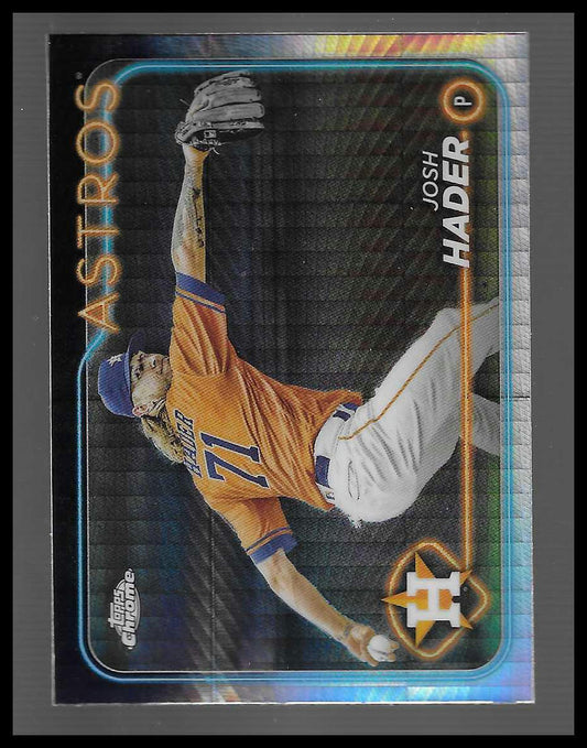 2024 Topps Chrome #162 Josh Hader Prism Refractor