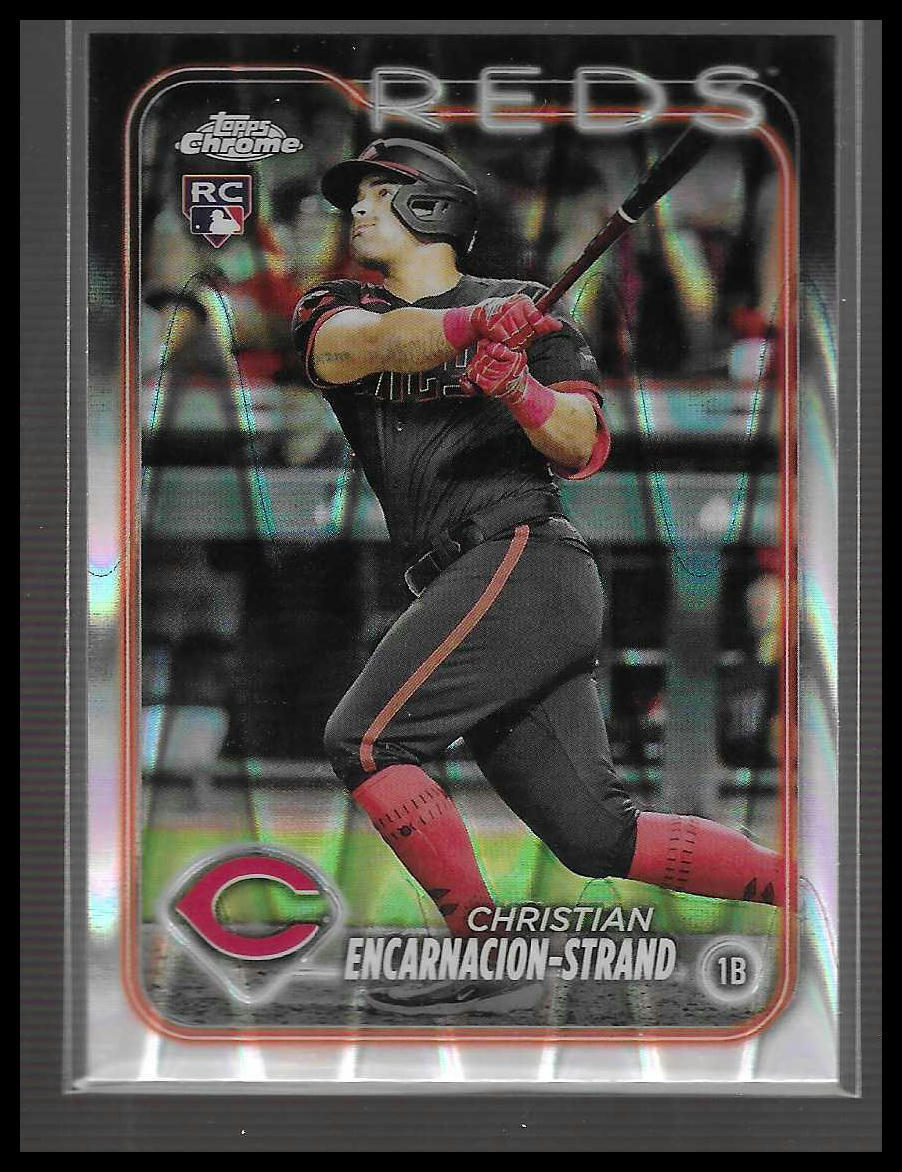 2024 Topps Chrome #65 Christian Encarnacion-Strand Raywave Refractor RC