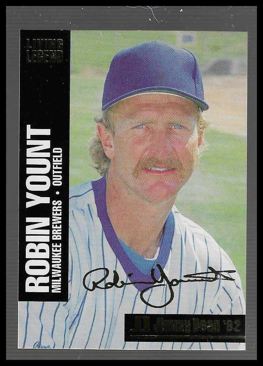 1992 Jimmy Dean Living Legends #4 Robin Yount