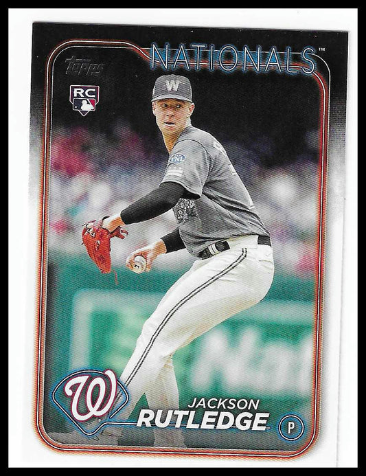 2024 Topps - Aqua #503 Jackson Rutledge Aqua