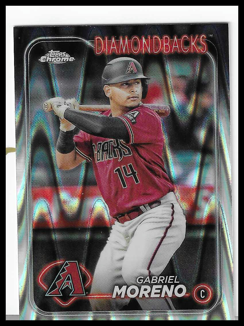 2024 Topps Chrome #21 Gabriel Moreno Raywave Refractor