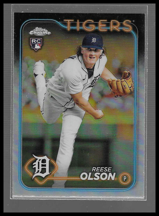 2024 Topps Chrome #40 Reese Olson Refractor RC