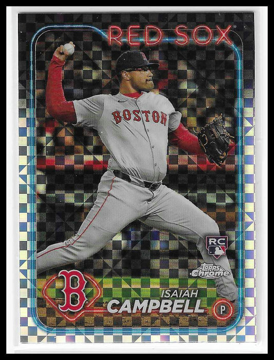 2024 Topps Chrome #76 Isaiah Campbell X-Fractor RC