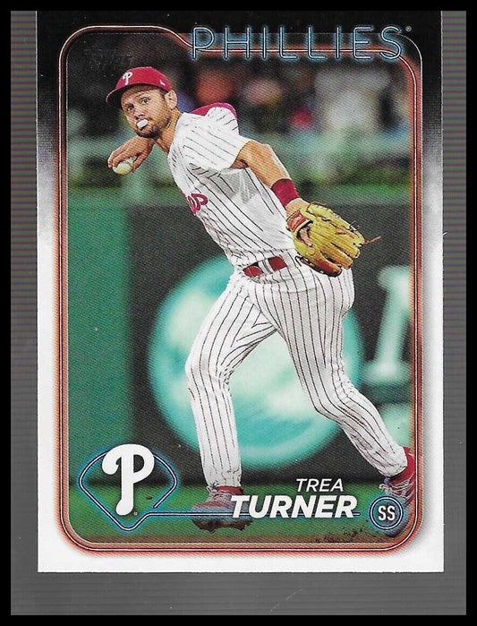 2024 Topps Philadelphia Phillies #352 Trea Turner