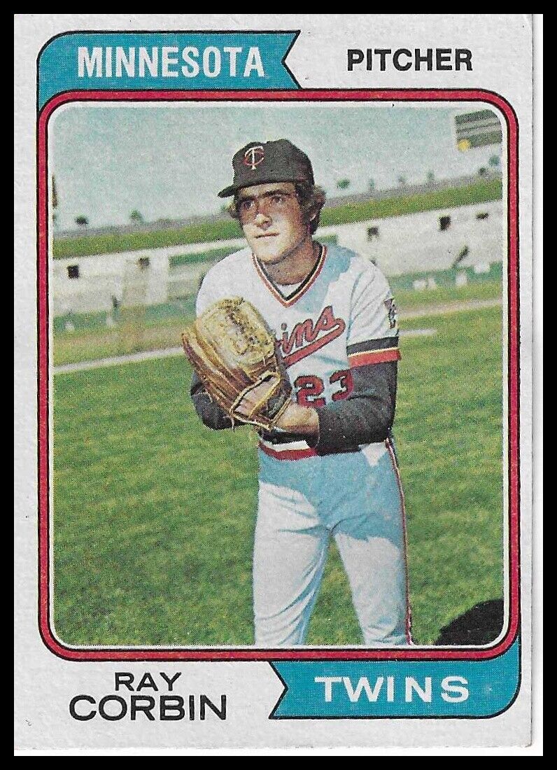 1974 Topps #296 Ray Corbin