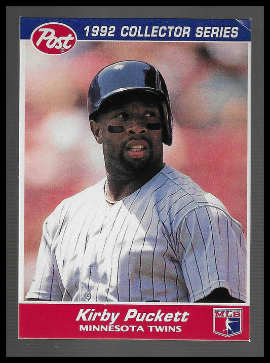 1992 Post Cereal #7 Kirby Puckett